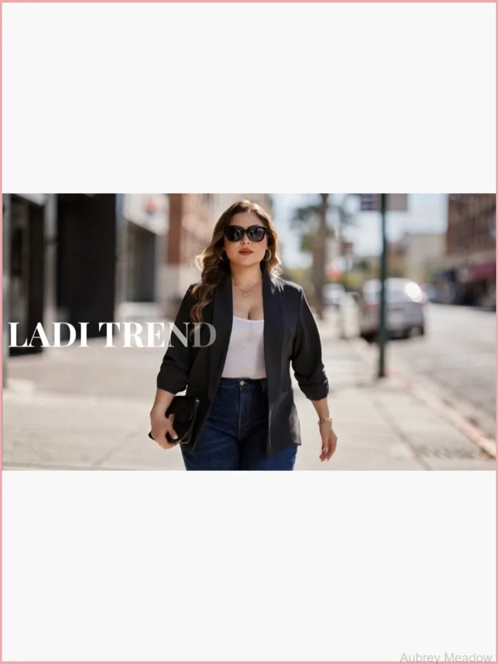 Plus Size Ruched 3/4 Sleeve Blazer Open Front Shawl Collar Suit Jacket